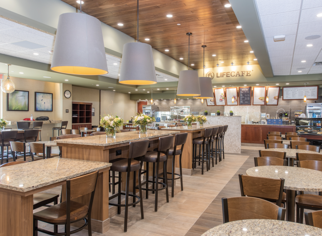 LifeCafe promotes healthy eating with tons of tasty options. 