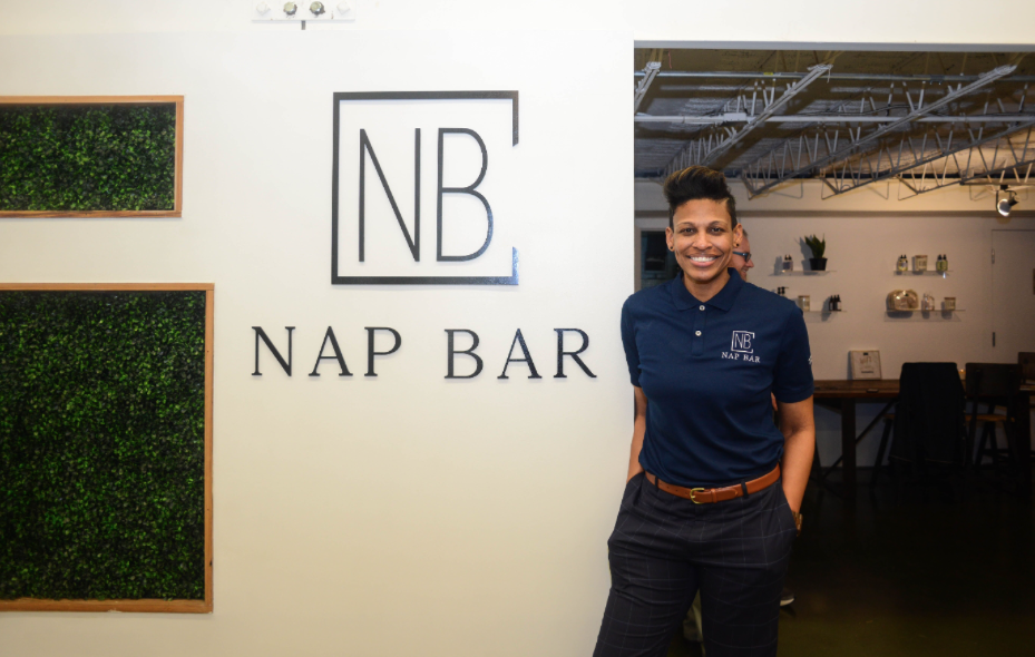 Founder Khaliah Guillory is an avid napper. (Photo by Dominique Monday )