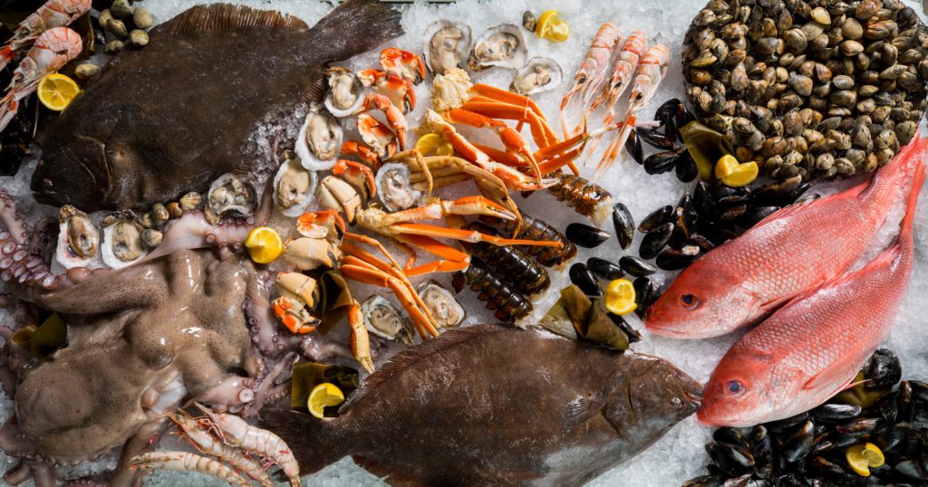 Seafood display at 1751 Sea and Bar.
(Shannon O'Hara Photography)