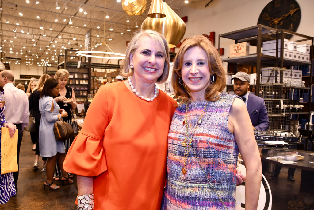 Susan Hansen, Vicki West at the American Heart Association Shop with Heart Card launch. (Photo by Alejandro Montoya)