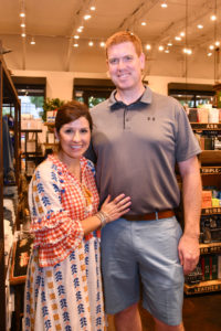 Vanessa & Michael O’Donnell at the American Heart Association Shop with Heart launch. (Photo by Alejandro Montoya)