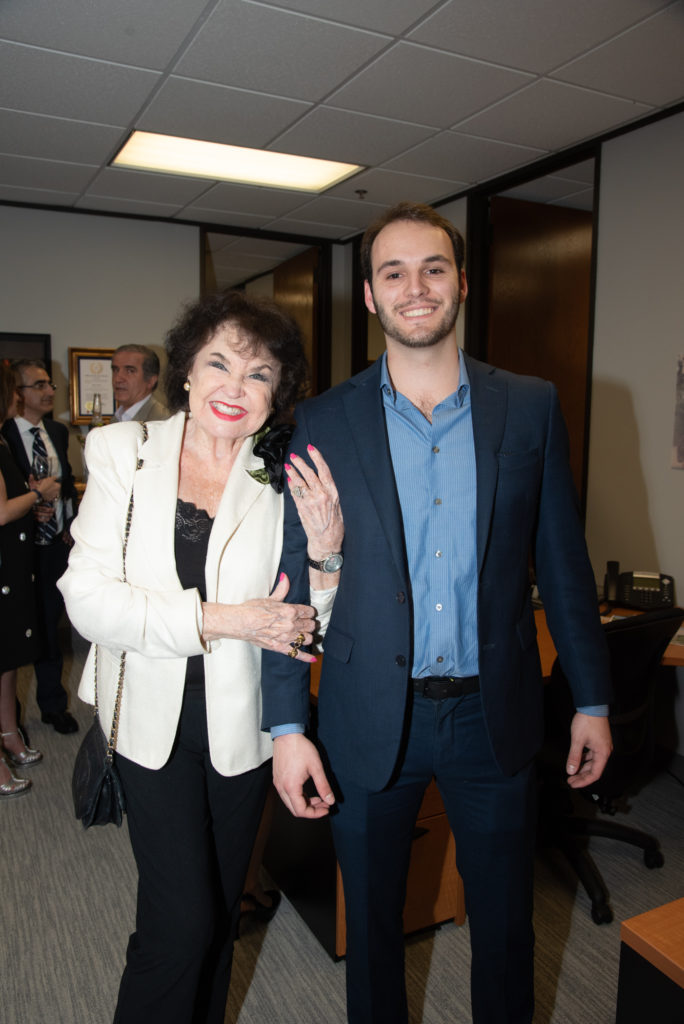 Warner Roberts, Lee Roberts at the Beth Wolff Realtors 40th anniversary party. (Photo by Alexander's Fine Portrait Design)