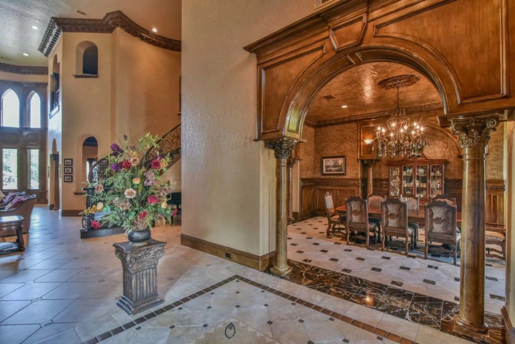 This archway is over the top. (Photo by Concierge Auctions)