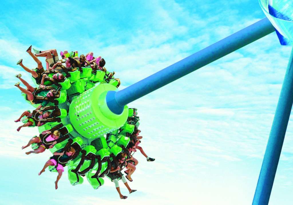 The Sea Swinger is a super-crazy pendulum ride. (Photo by SeaWorld San Antonio)