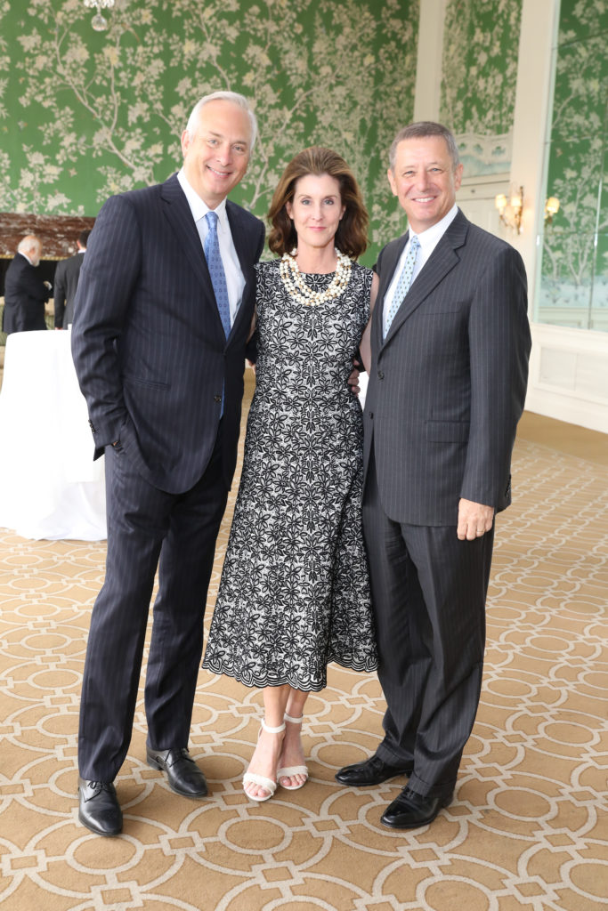 Bobby & Phoebe Tudor, David Wuthrich at the Men of Distinction luncheon. (Photo by Priscilla Dickson)