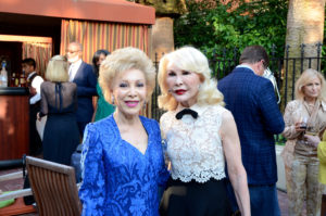Margaret Alkek Williams, Diane Lokey Farb at the kick off, held at Hotel Granduca, for the American Cancer Society’s Corks & Forks fundraiser. (Photo by Roswitha Vogler)