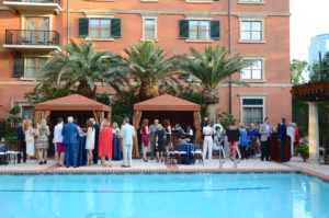 The beautiful Hotel Granduca setting for the kick-off for the American Cancer Society’s Corks & Forks fundraiser. (Photo by Roswitha Vogler)
