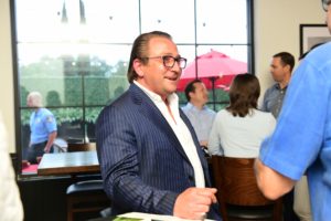 Benjamin Berg at the opening of B.B. Italia Kitchen & Bar. (Photo by Daniel Ortiz)