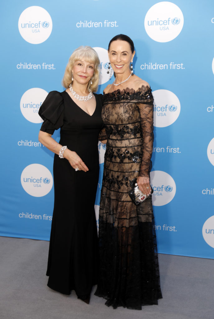 Susan Boggio and Sue Smith honored at the sixth annual UNICEF Gala  at The Post Oak Hotel.  (Photo by Bob Levey/Getty Images for UNICEF)