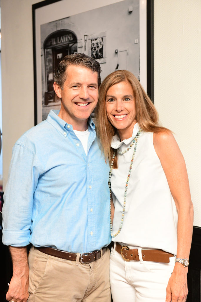 Brit & Kelly Chapman at the opening of B.B. Italia Kitchen & Bar. (Photo by Daniel Ortiz)