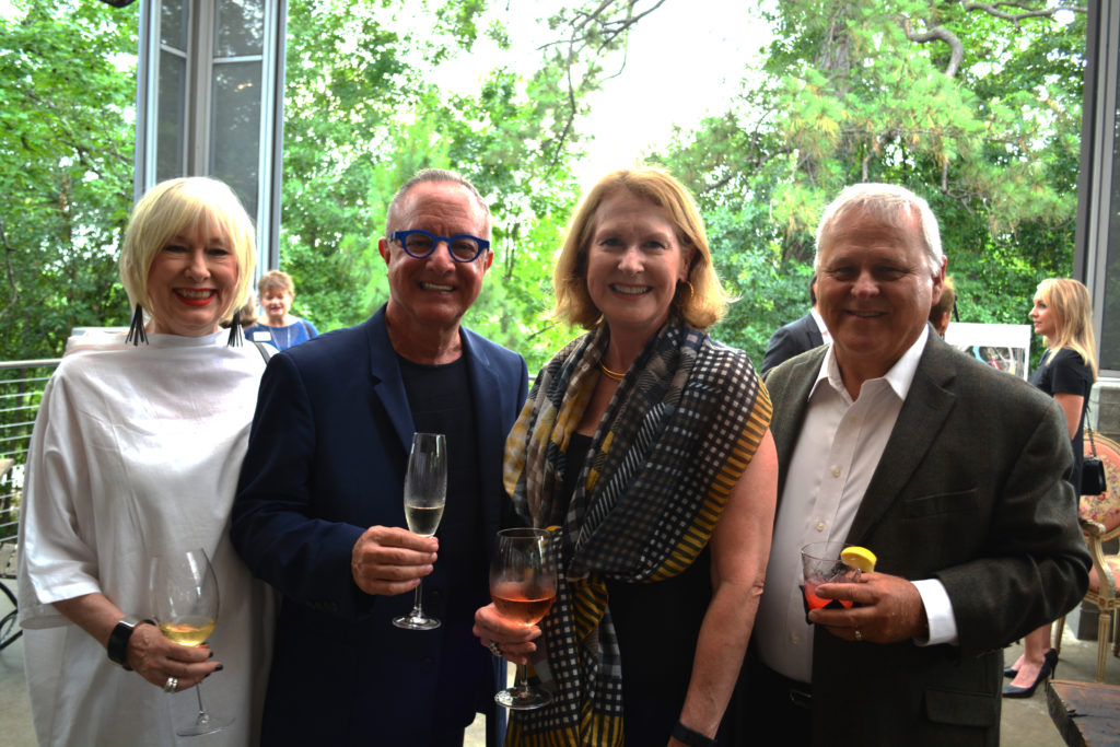 Susan &Neal Hirsch, Jane & Rick Jones at the Buffalo Bayou Partnership dinner at The Dunlavy. (Photo by Trudi Smith)