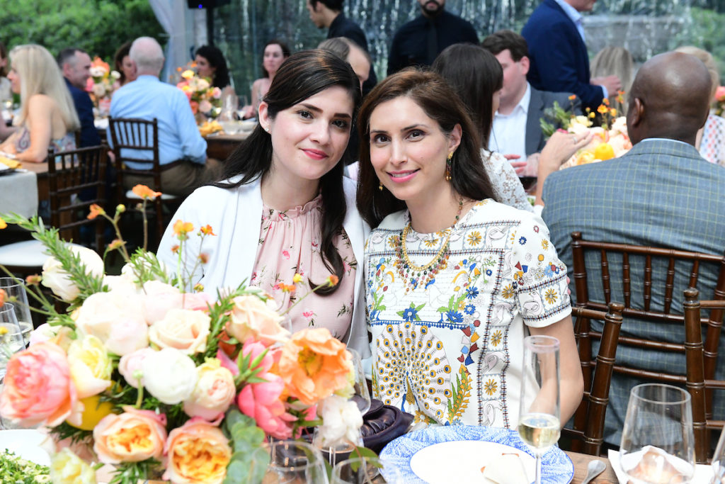 Judy Roberts, Sarah Stuhdreher at the Children's Memorial Hermann event at McGovern Centennial Gardens. (Photo by Daniel Ortiz)