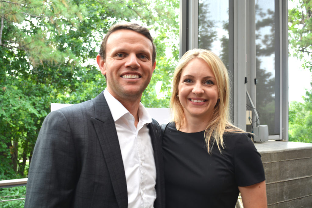 Louis & Rachel Savage at the Buffalo Bayou Partnership dinner at The Dunlavy. (Photo by Trudi Smith)