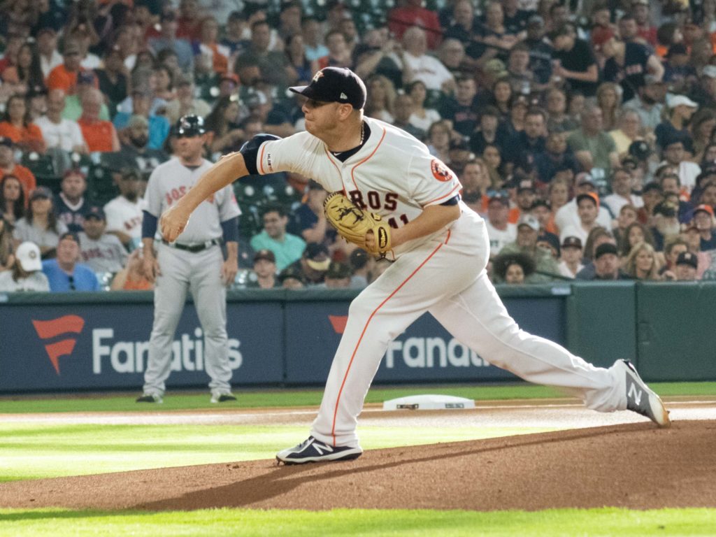 Brad Peacock is bringing the heat for the Houston Astros now that he's back in the rotation. (Photo by F. Carter Smith)