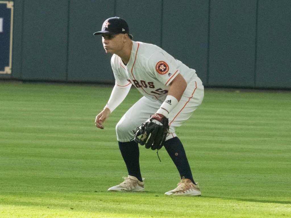 Aledmys Diaz is doing a little off everything for the Houston Astros. (Photo by F. Carter Smith)