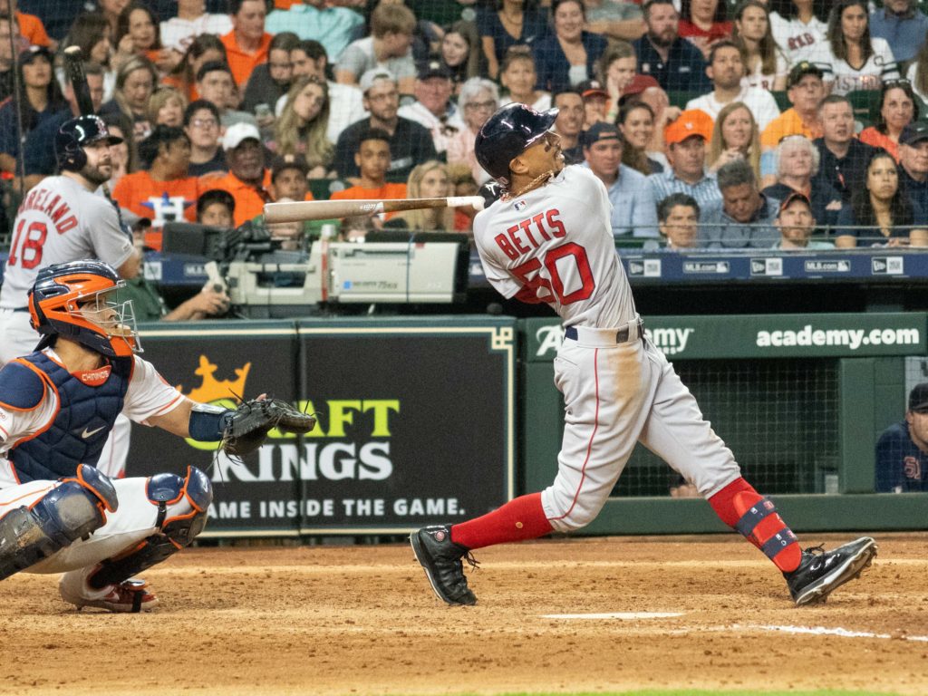 Mookie Betts and the Red Sox have fond October memories of Minute Maid Park. (Photo by F. Carter Smith)