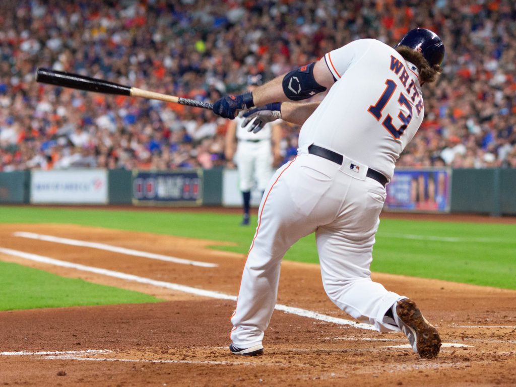 Tyler White drove in a run and made the defensive play of the game. (Photo by F. Carter Smith)