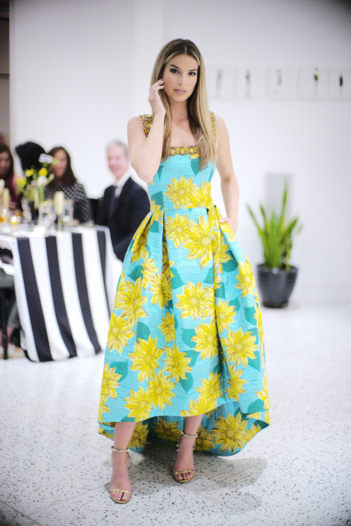 Andrew Gn fall collection on the catwalk at Tootsies. (Photo by Daniel Ortiz)