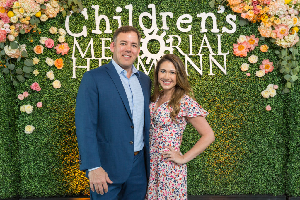 Marc & Christine Laborde at the Children's Memorial Hermann event at McGovern Centennial Gardens. (Photo by Daniel Ortiz)