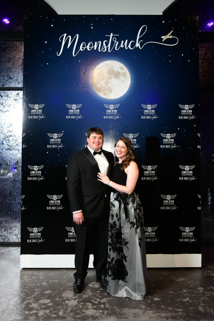 Joseph Cialone III, Barret LaMond at the Lone Star Flight Museum Gala at The Revaire. (Photo by Daniel Ortiz)