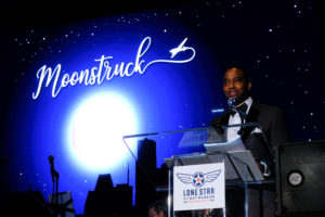 Emcee Khambrel Marshall at the Lone Star Flight Museum Gala at The Revaire. (Photo by Daniel Ortiz)