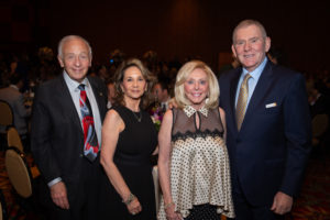 Michael & Vicky Richker, Rhona & Bruce Caress at the Holocaust Museum Houston LBJ Moral Courage Award dinner.