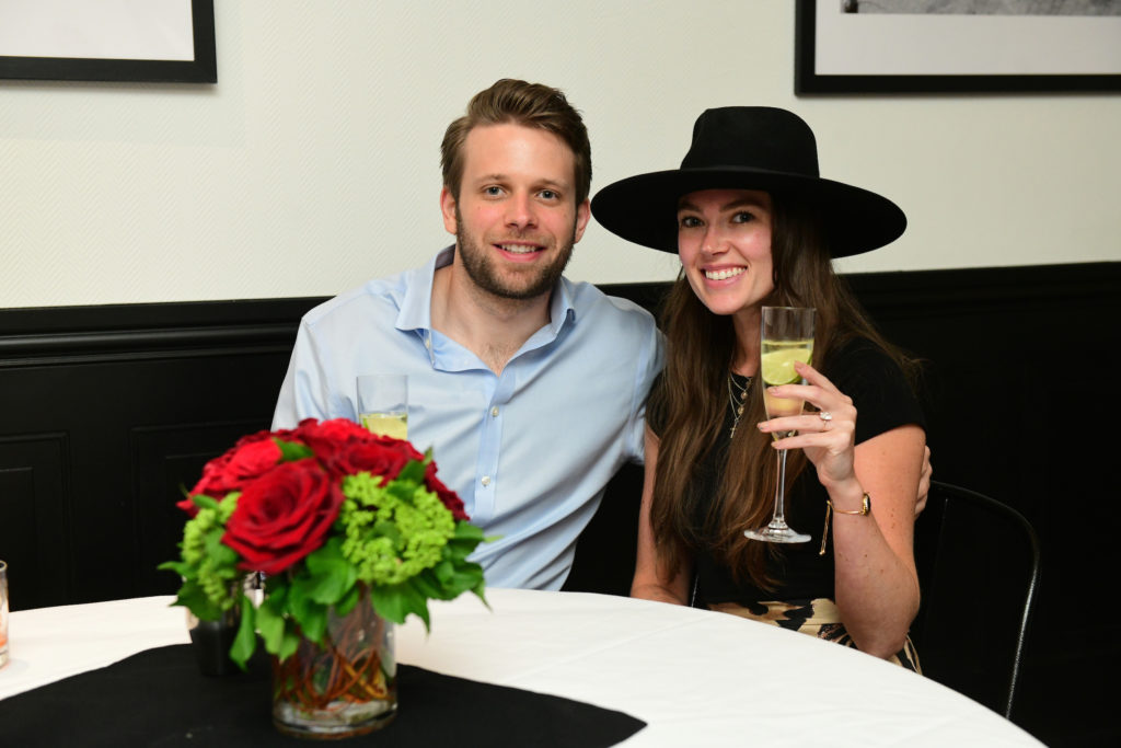 Chase Randolph, Kasie Brewer at the opening of B.B. Italia Kitchen & Bar. (Photo by Daniel Ortiz)