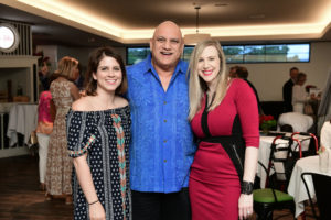 Alicia Sloan, Dr. Fred & Kelly Aguilar at the opening of B.B. Italia Kitchen & Bar. (Photo by Daniel Ortiz)