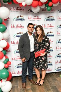 Fernando Montoya, Alexis Finch at the opening of B.B. Italia Kitchen & Bar. (Photo by Daniel Ortiz)