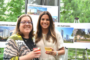 Edda Tinis, Maria Zapata at the Buffalo Bayou Partnership dinner at The Dunlavy. (Photo by Trudi Smith)