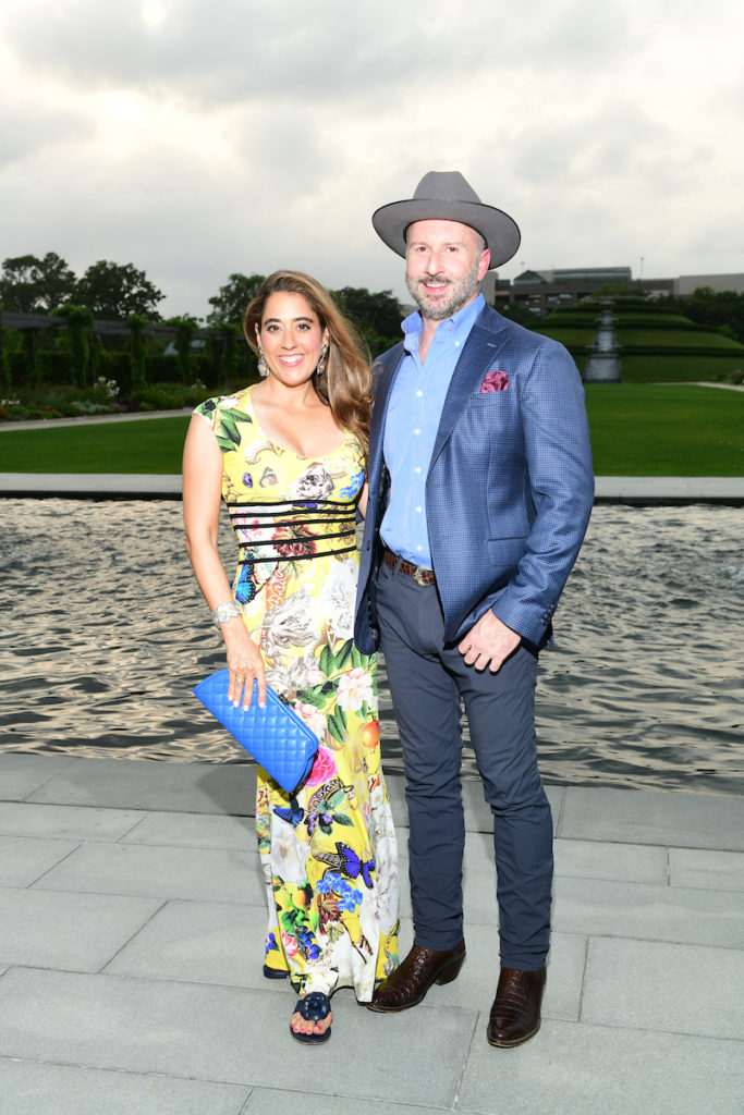 Kristina Somerville, Tony Bradfield at the 2019 Children's Memorial Hermann event at McGovern Centennial Gardens. (Photo by Daniel Ortiz)