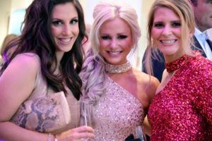 Zoie Itkin, Kisha Itkan, Lindsay Itkin at Theorem Wine release party. (Photo by Al Torres Photography)