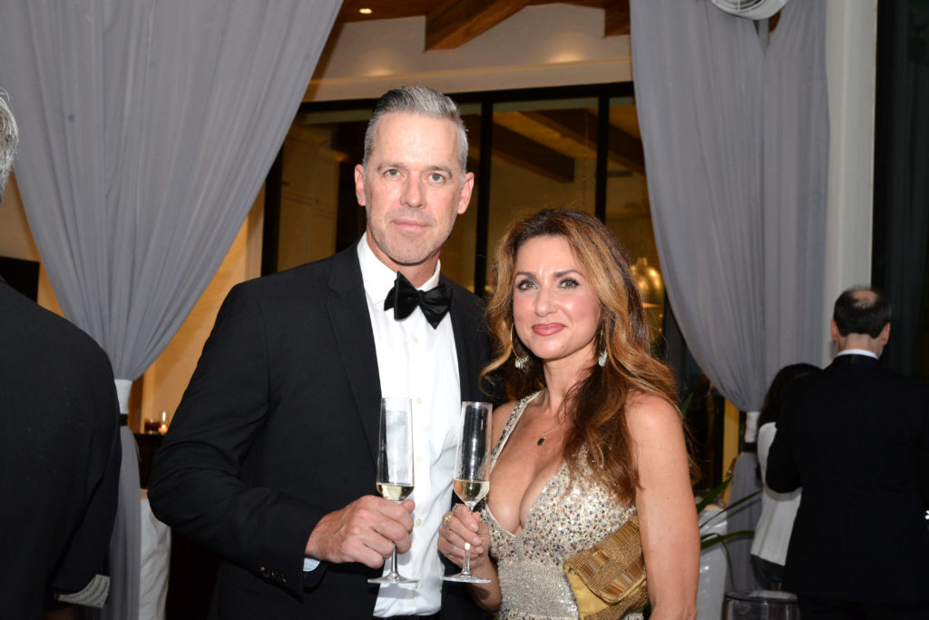 Wes Bailey, Tamara Talbot at the Theorem Wine release party. (Photo by Al Torres Photography)