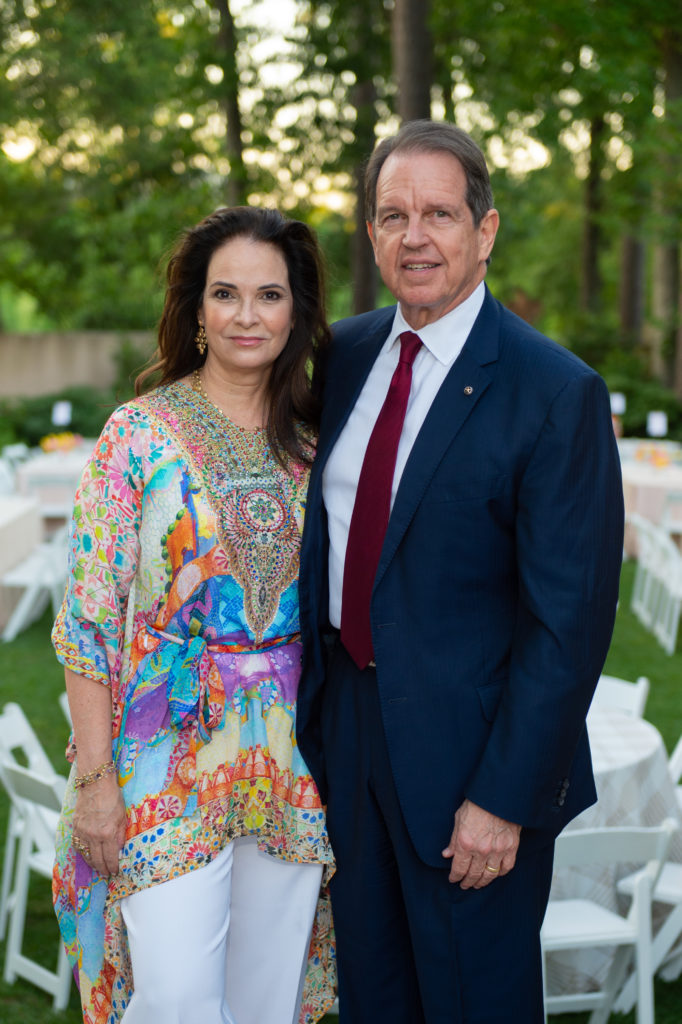 Anita and Welcome Wilson, Jr. at the Rienzi Spring Party. (Photo by Wilson Parish)