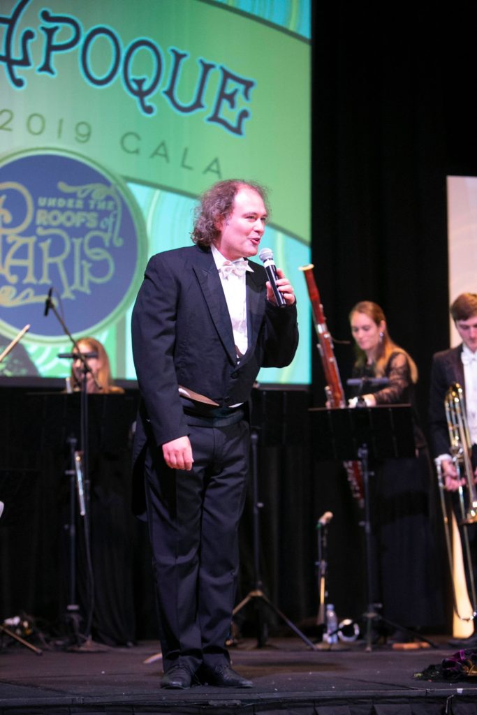 Mercury artistic director Antoine Plante at the orchestra's 11th annual gala. (Photo by Scott Villalobos, CatchLightGroup.com)