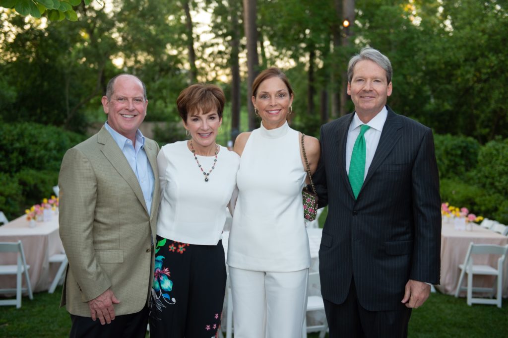 Bill & Susan Finnegan, JudyAnn & Jimmy McCartney at the Rienzi Spring Party. (Photo by Wilson Parish)