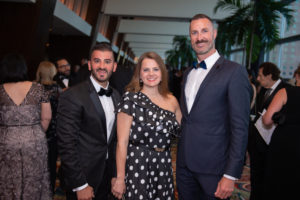 Colin Moussa, Dr. Allison Speer, Dr. Matthew Greives at the Memorial Hermann Circle of Life Gala at Hilton Americas in Houston (Photo by Daniel Ortiz)