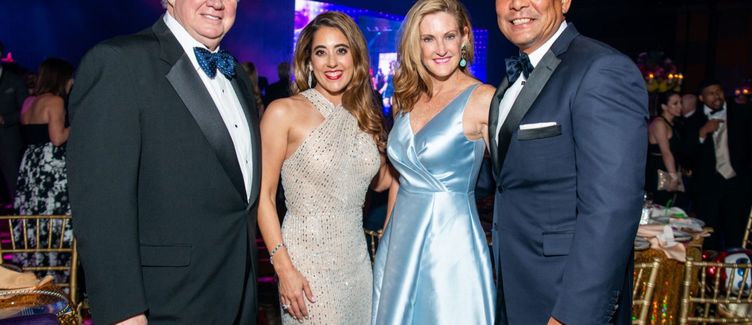 Paul & Kristina Somerville, Stephanie & Frank Tsuru at the Memorial Hermann Circle of Life Gala at the Hilton Americas Houston. (Photo by Michelle Watson)