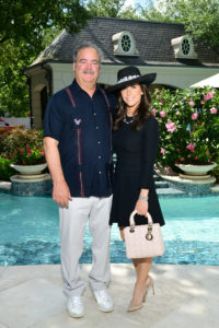 Cal & Hannah McNair at Bo’s Place Hats, Hearts & Horseshoes fundraiser celebrating the Kentucky Derby. (Photo by Daniel Ortiz)