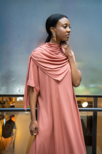 A model in a pink Co dress that looked light as air. (Photo by Bruno at Snap The Picture)