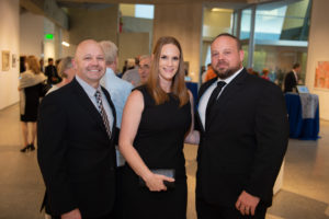 Corey McCutchan; Kate and Winston Hesch; Photo by Wilson Parish