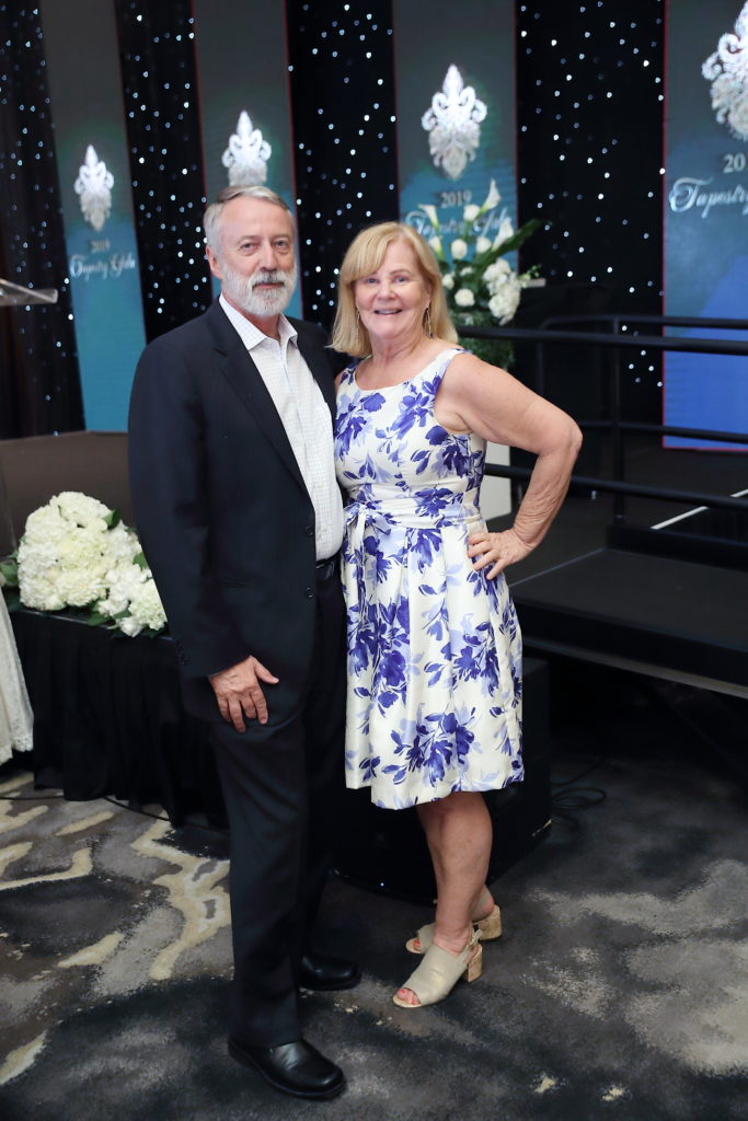 Duane Failing, Fran Zandstra at the Interfaith Ministries of Greater Houston Tapestry Gala. (Photo by Quy Tran)