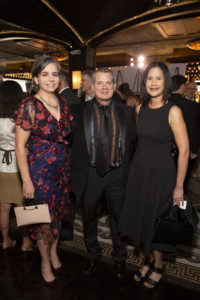 Debbie McNulty & Dean Ruck, Bennie Flores Ansell at Illumination: The Rothko Chapel Gala. (Photo by Jenny Antill Clifton)