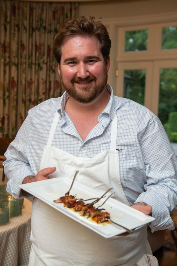 Chef Drake Leonards of Eunice at the Recipe for Success Delicious Alchemy dinner. (Photo by Michelle Watson CatchLightgroup.com)