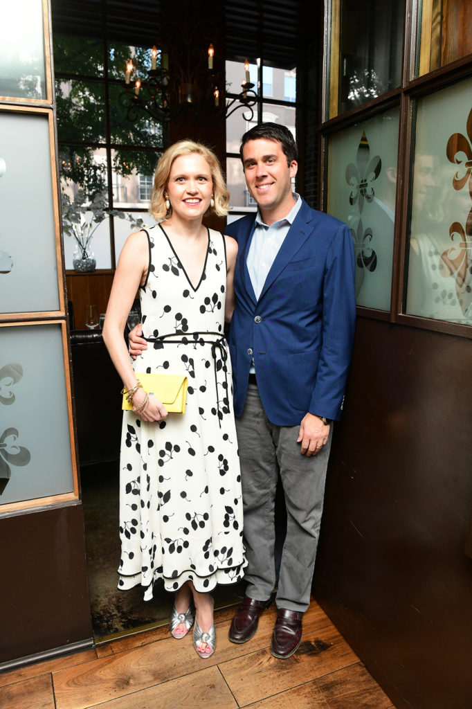 Elizabeth & Charlie Leykum during Houston Ballet's Raising the Barre fundraiser at Artisans Restaurant. (Photo by Daniel Ortiz)