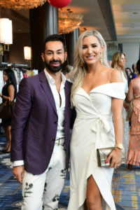 Fady Armanious, Kara McCullers at the Latin Women’s Initiative annual luncheon. (Photo by Daniel Ortiz)