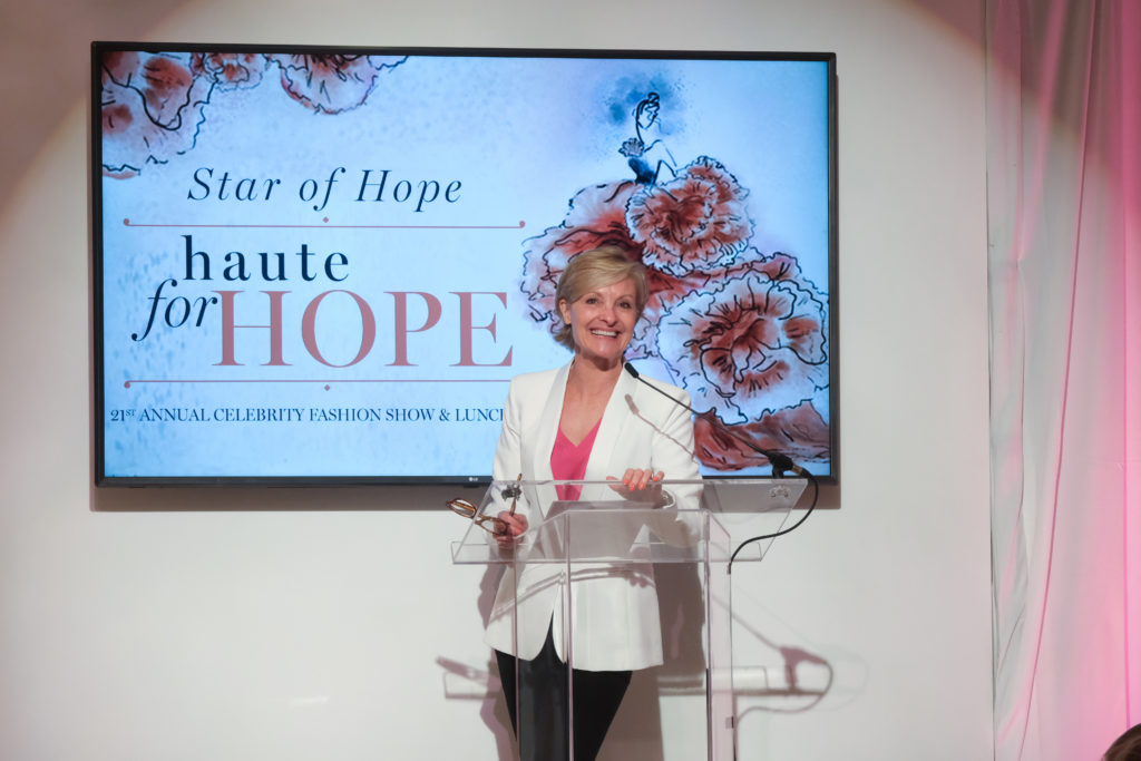 Sunny 99.1's Dana Tyson at the Star of Hope luncheon and fashion shows. (Photo by Daniel Ortiz)