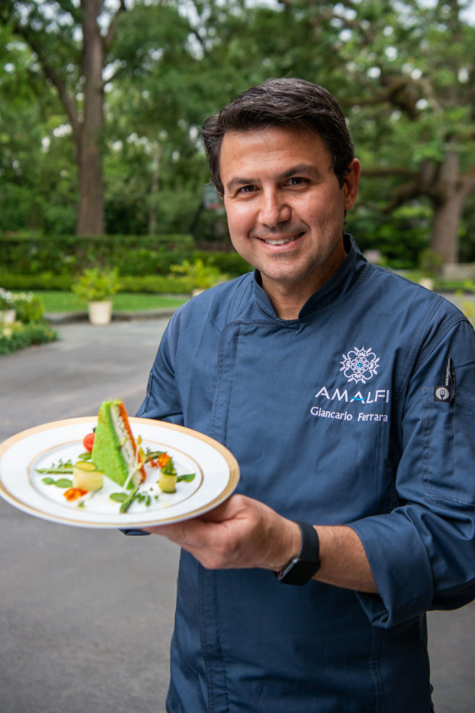 Chef Giancarlo Ferrara of Almafi at the Recipe for Success Delicious Alchemy dinner. (Photo by Michelle Watson CatchLightgroup.com)