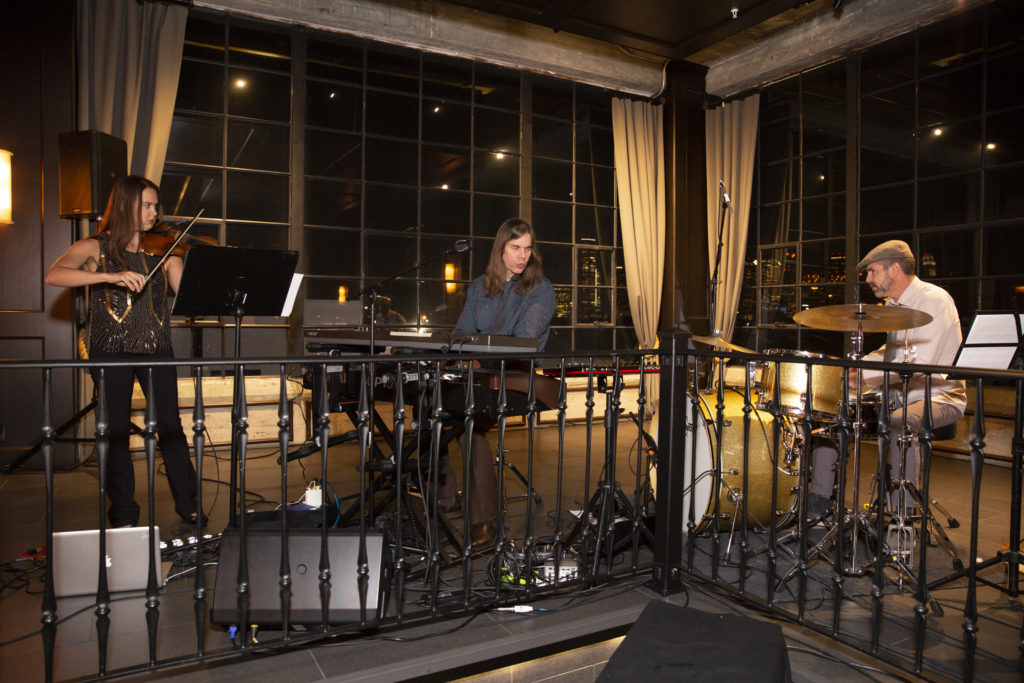 Graham Reynolds and his ensemble at Illumination: The Rothko Chapel Gala. (Photo by Jenny Antill Clifton)