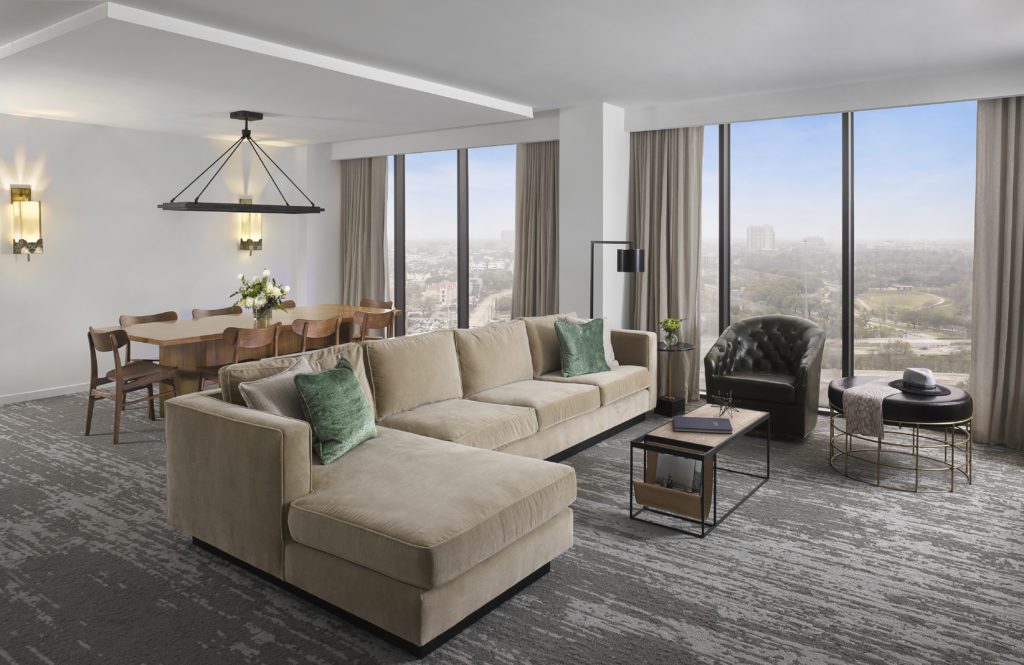 C. Baldwin's Presidential Suite has plenty of room to lounge.